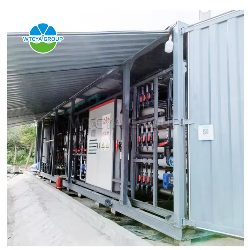 Portable container type compact integrated sewage treatment equipment WteyaEquip